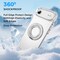 Clear Magnetic Case with Ring Stand for various Apple iPhone 17, 16, 15 Models, Fit for MagSafe, Shock Absorption Bumper, Soft Flexible TPU, Shock Resistant, Fingerprint Resistant, Protection